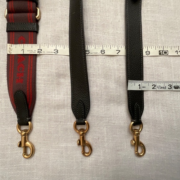 Coach Willow Saddle Crossbody Shoulder Bag Black Pebble Leather 2 Straps NEW - Picture 8 of 16